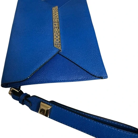 Stella And Dot Envelope Clutch Wristlet COBALT Blue with 3 Card Holders NWOT - Picture 2 of 10